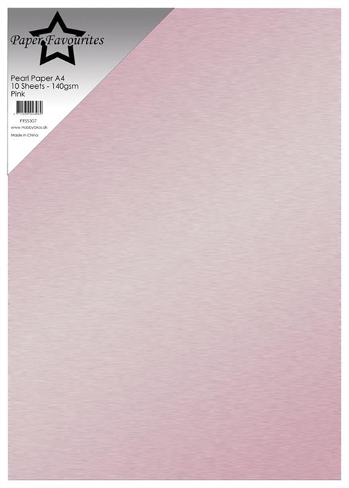  Paper Favourites Pearl Paper Pink A4 2 sidet 140g